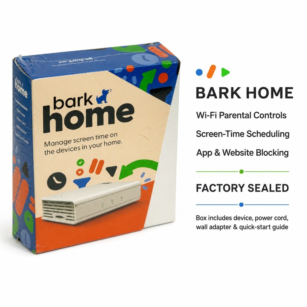 Bark Home Parental Control Device Manage Screen Time & Web Filtering NIB
